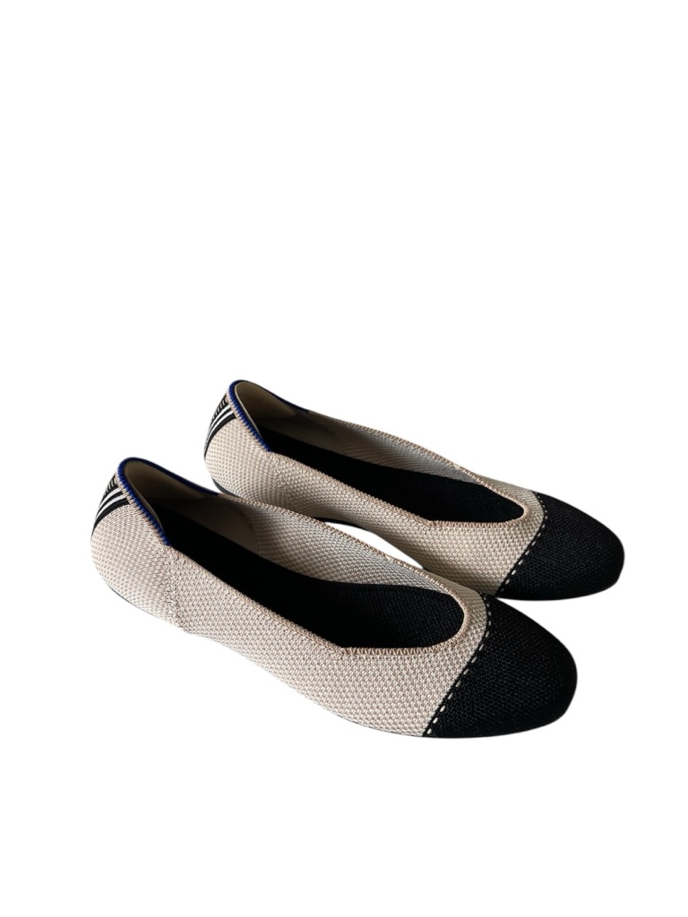 Rothy's The Square ballet flats in the Tuxedo Size 6.5